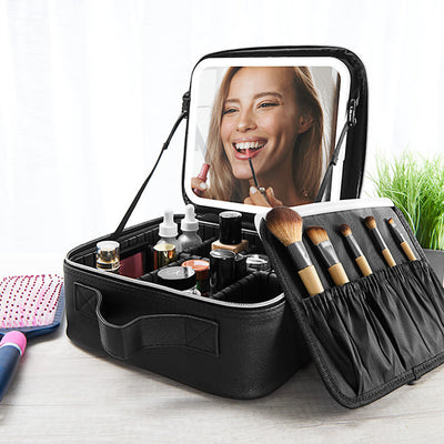 IGIA Travel Beauty Case with Mirror