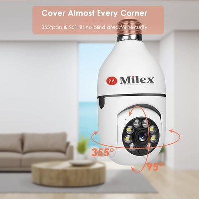 Milex - Light Bulb Security Camera