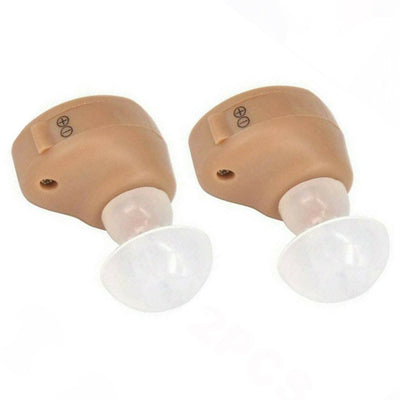 K-80 Mini Hearing Aid Amplifier – Discreet Sound Enhancer for Adults & Seniors | 2 pack